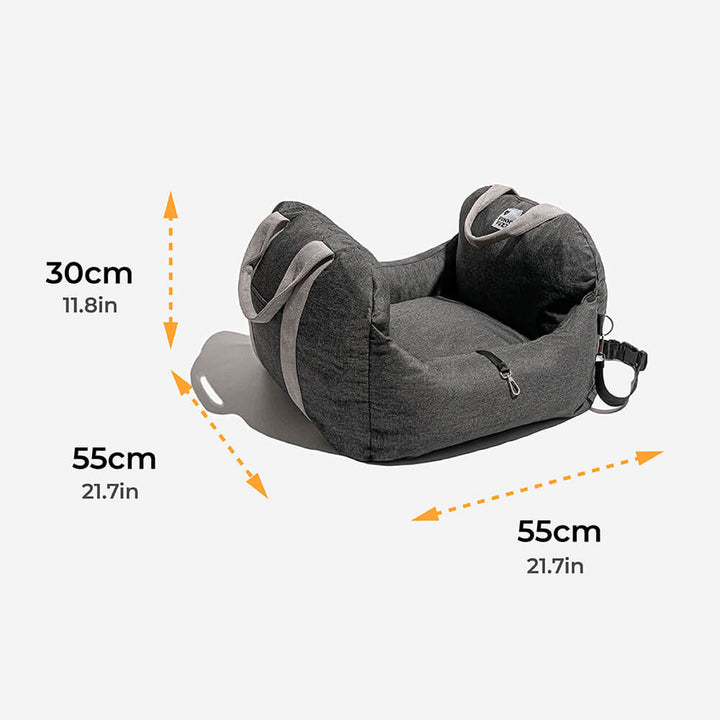 Lisslune | Travelpup – Dog Seat Bed for Safe & Comfortable Car Rides