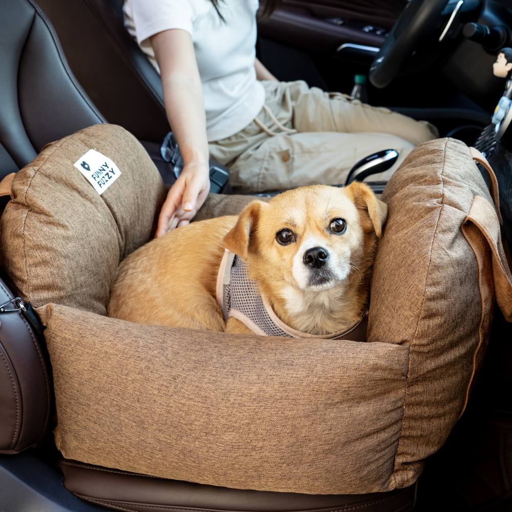 Lisslune | Travelpup – Dog Seat Bed for Safe & Comfortable Car Rides