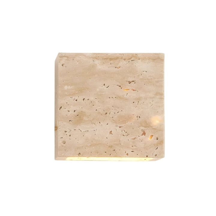 Lisslune | Wall lamp made of travertine for a warm and elegant atmosphere