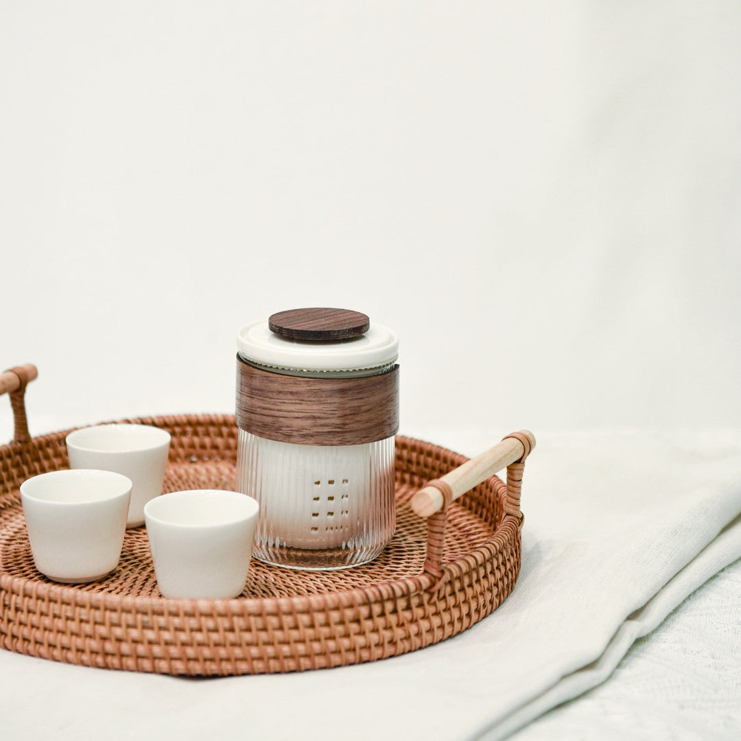Lisslune | Handwoven rattan set