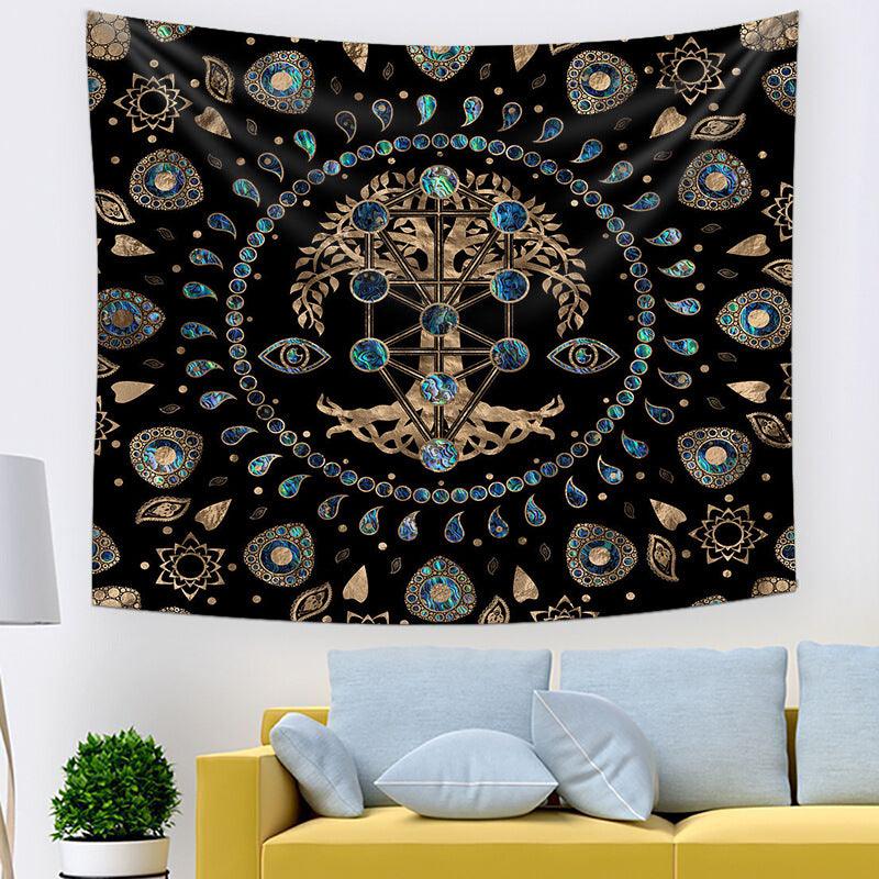 Lisslune | Tree of Life Home Wall Tapestry - Elegant Dorm & Room Decoration