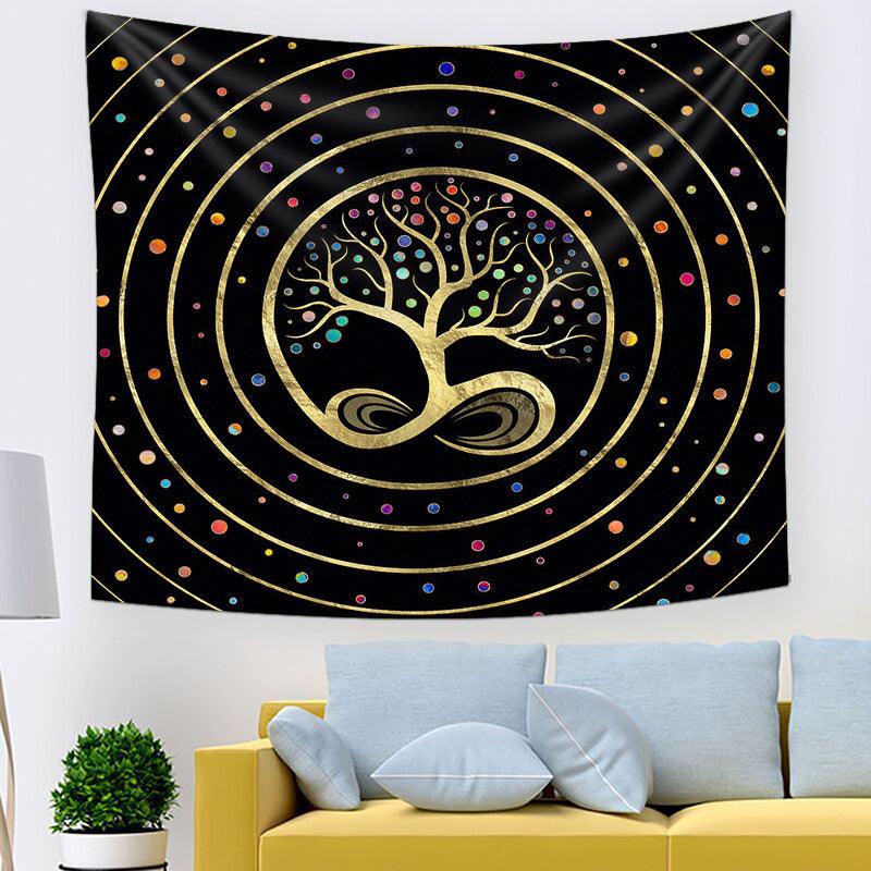 Lisslune | Tree of Life Home Wall Tapestry - Elegant Dorm & Room Decoration