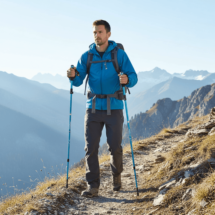 Lisslune | TREKLIGHT POLES – Ultralight Folding Trekking Poles for Hiking & Camping