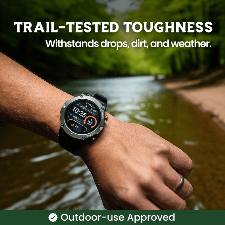 Lisslune | TrekSight X – Rugged Smartwatch with GPS and Health Tracking