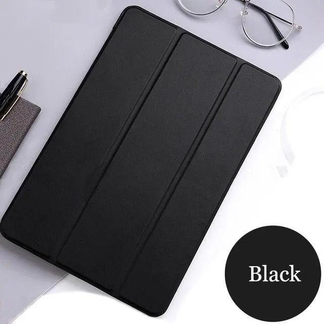 Lisslune | Elegant waterproof leather case with adjustable triple stand for Huawei MediaPad T5 10.1 - Stylish protection solution