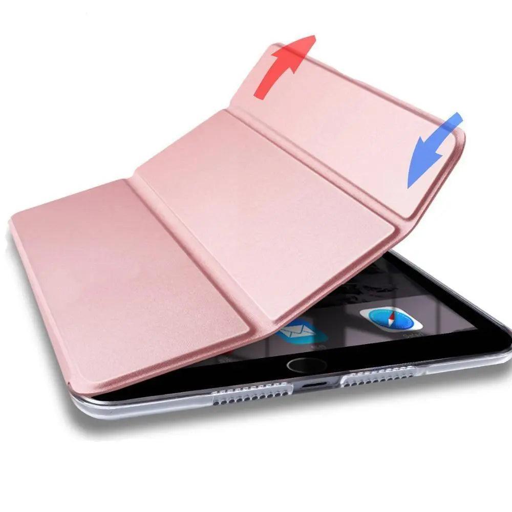 Lisslune | Elegant waterproof leather case with adjustable triple stand for Huawei MediaPad T5 10.1 - Stylish protection solution