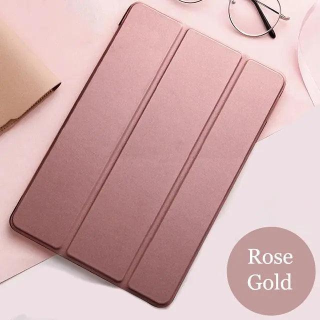 Lisslune | Elegant waterproof leather case with adjustable triple stand for Huawei MediaPad T5 10.1 - Stylish protection solution