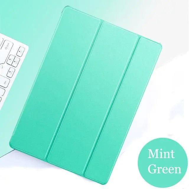 Lisslune | Elegant waterproof leather case with adjustable triple stand for Huawei MediaPad T5 10.1 - Stylish protection solution