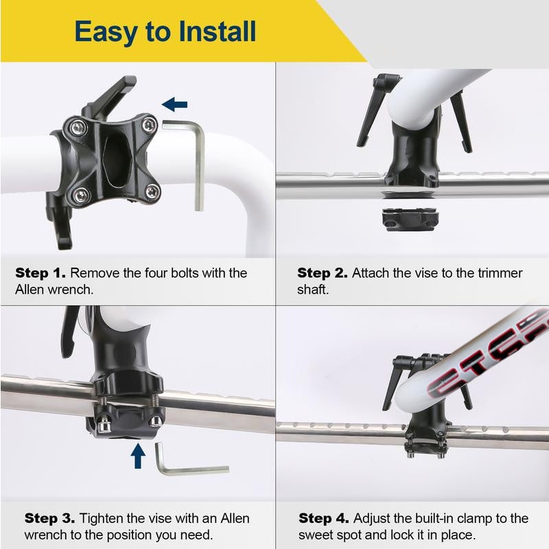 Lisslune | TRIMFORT – Ergonomic String Trimmer Handle Extension for Enhanced Comfort