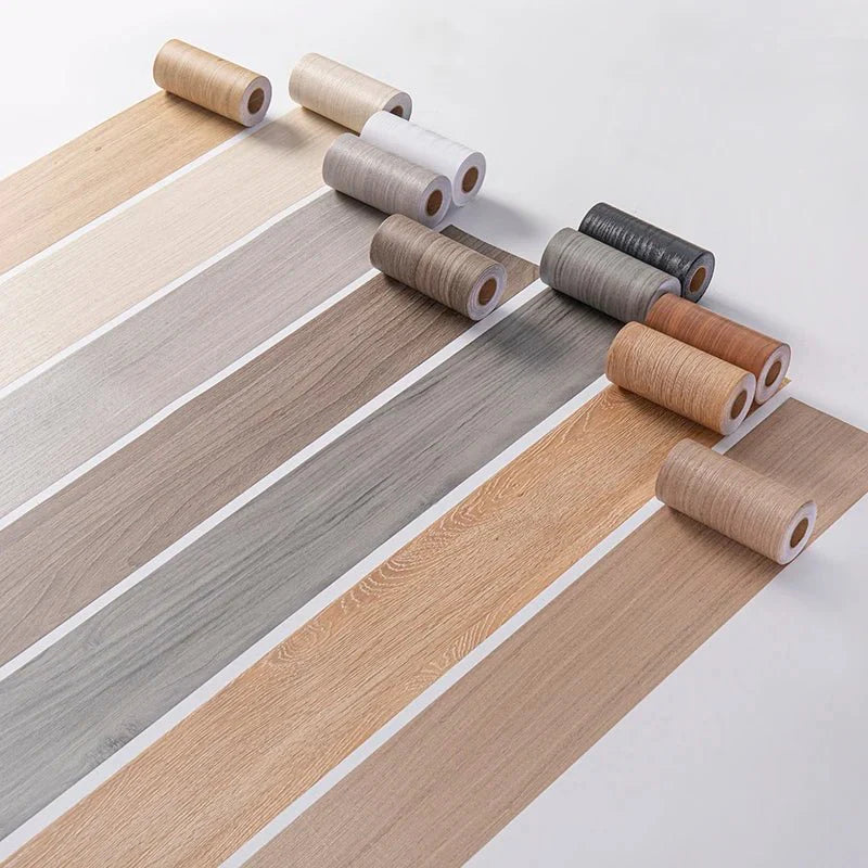 Lisslune | CasaForm Premium Skirting Trim | Durable PVC wood grain wall base stickers for modern decoration