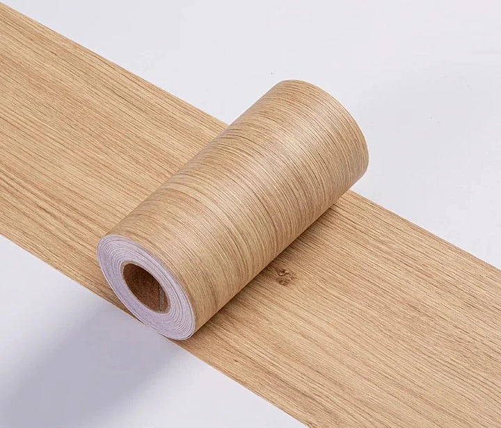 Lisslune | CasaForm Premium Skirting Trim | Durable PVC wood grain wall base stickers for modern decoration