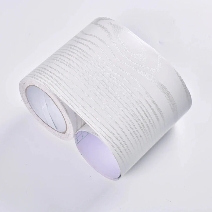 Lisslune | CasaForm Premium Skirting Trim | Durable PVC wood grain wall base stickers for modern decoration