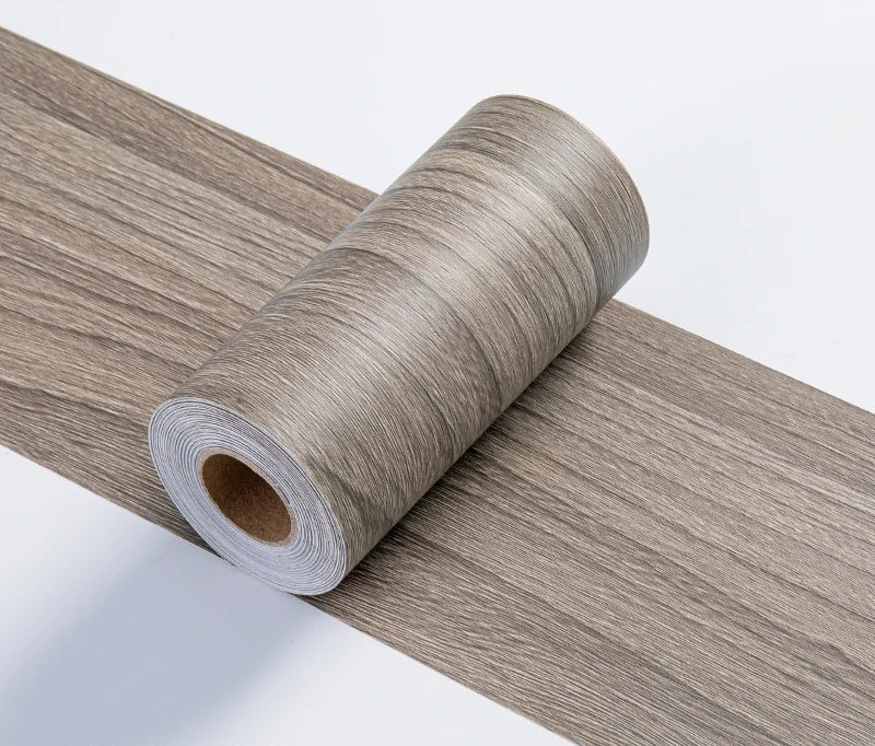Lisslune | CasaForm Premium Skirting Trim | Durable PVC wood grain wall base stickers for modern decoration