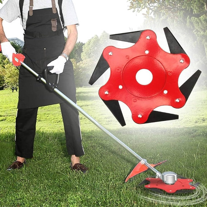 Lisslune | Heavy-Duty 6-Steel Blades Trimmer Head