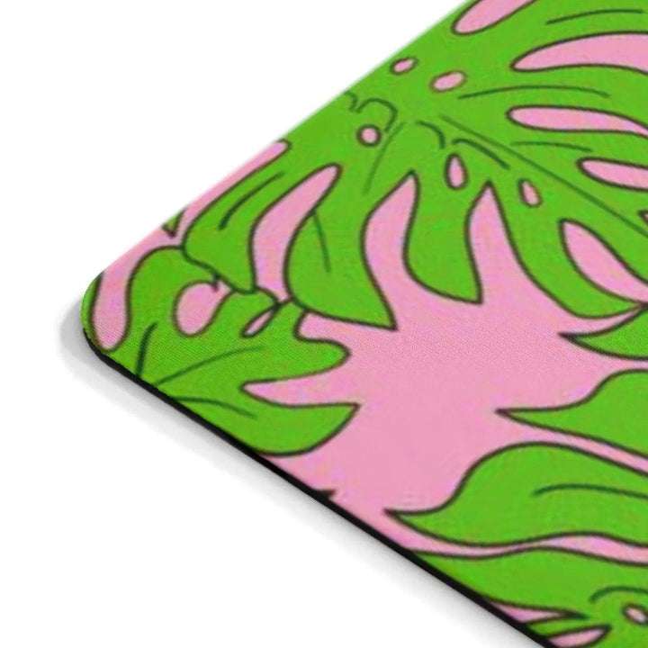 Lisslune | Chic Neoprene Mouse Pad with Lively Tropical Leaf Design for a Stylish Office Environment