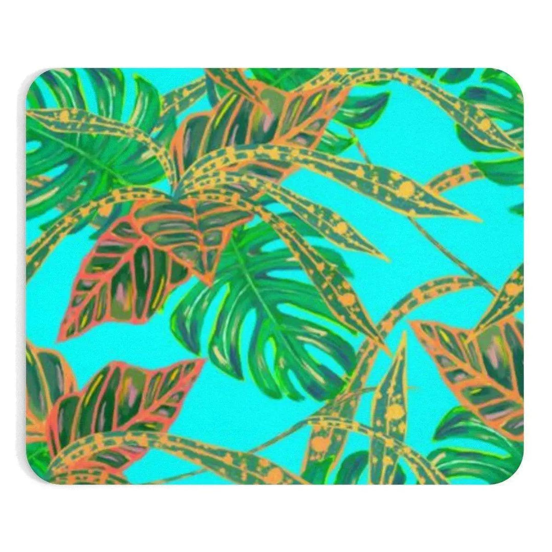 Lisslune | Jungle Oasis Neoprene Mouse Pad - Give Your Workspace Natural Relaxation