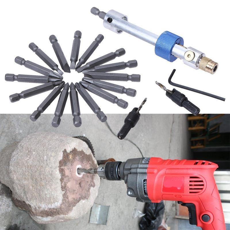 Lisslune | 20 Piece Drill Screwdriver Set - High-Speed Alloy Steel
