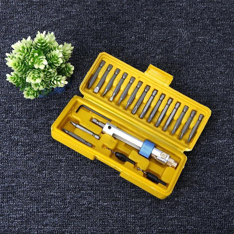 Lisslune | 20 Piece Drill Screwdriver Set - High-Speed Alloy Steel