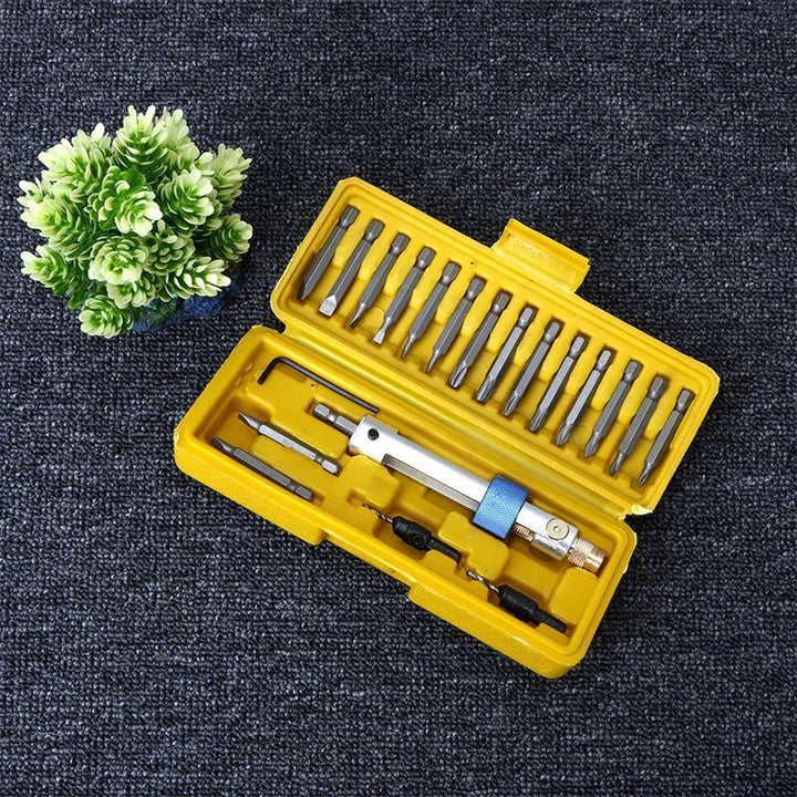 Lisslune | 20 Piece Drill Screwdriver Set - High-Speed Alloy Steel