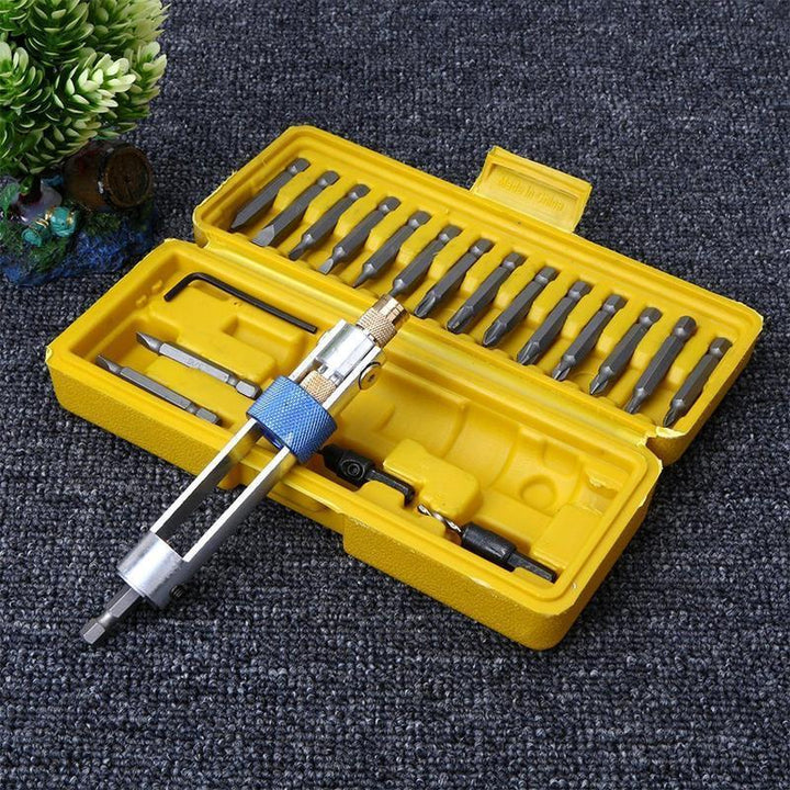 Lisslune | 20 Piece Drill Screwdriver Set - High-Speed Alloy Steel