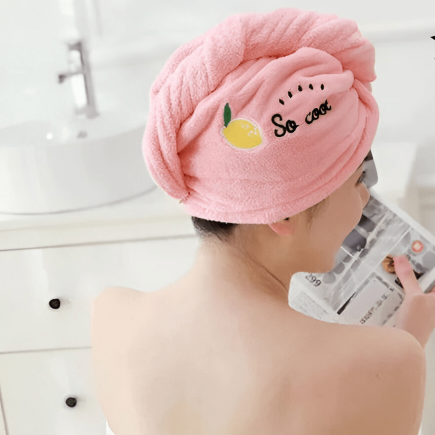 Lisslune | Microfiber Hair Drying Towel for All Hair Types