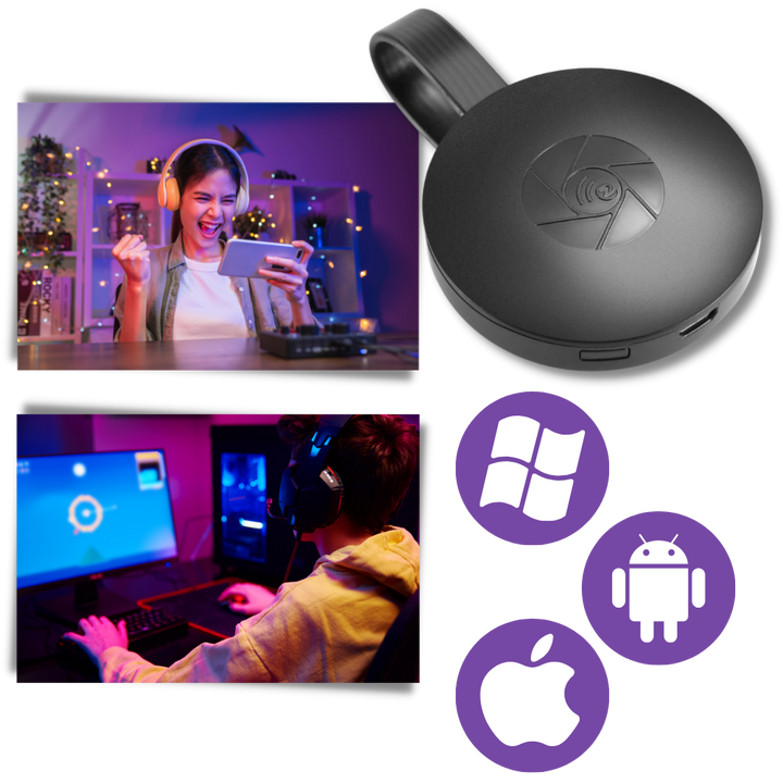 Lisslune | TV Dongle for Smart TV Conversion – HDMI Stick for Phone Mirroring & Streaming