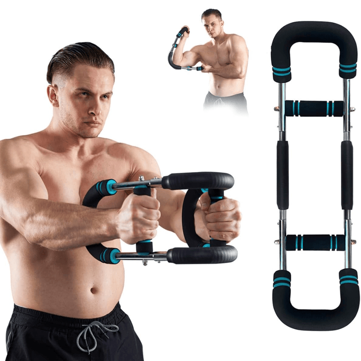 Lisslune | TwisterFlex Adjustable Power Twister – Strengthen Forearms, Triceps & Chest – Durable, Portable Strength Training Bar – Adjustable Resistance