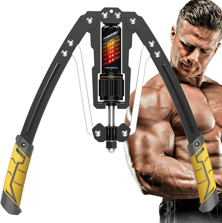 Lisslune | TwisterPro Adjustable Hydraulic Arm Trainer – 10–200 kg Resistance – Upper Body Strength Training for Arms, Chest & Shoulders