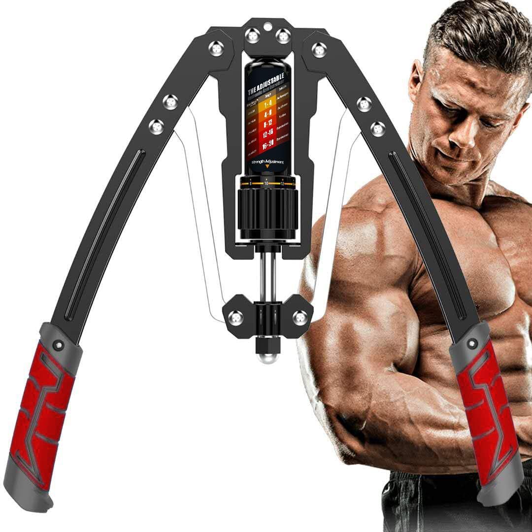 Lisslune | TwisterPro Adjustable Hydraulic Arm Trainer – 10–200 kg Resistance – Upper Body Strength Training for Arms, Chest & Shoulders
