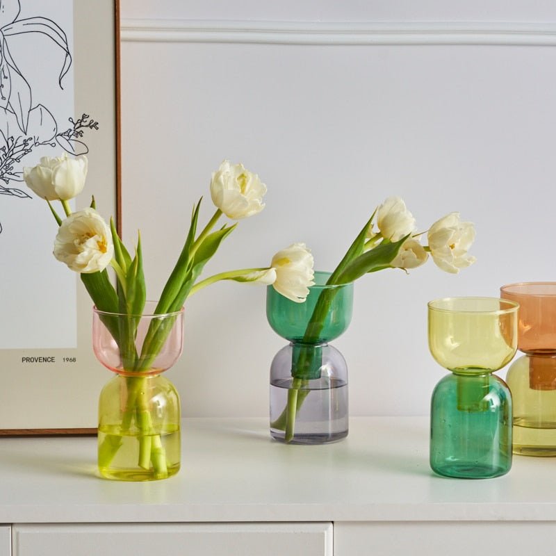 Lisslune | Two-Piece Mini Bud Vase Terrarium Set