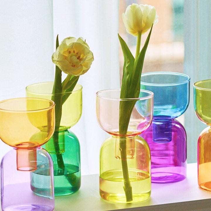 Lisslune | Two-Piece Mini Bud Vase Terrarium Set