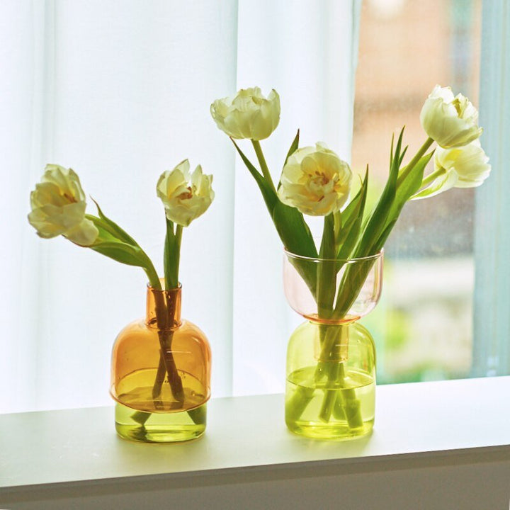 Lisslune | Two-Piece Mini Bud Vase Terrarium Set