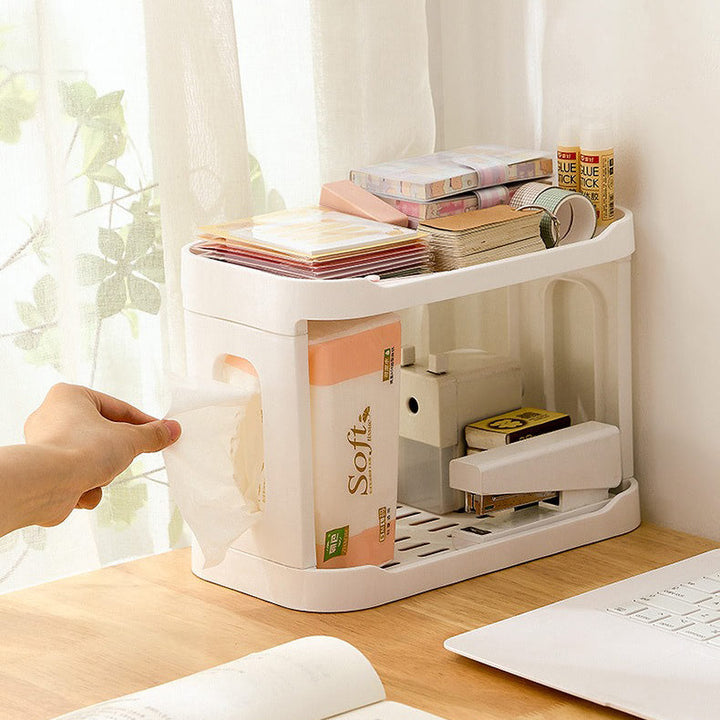 Rynx | Minimalist two-tier desk shelf