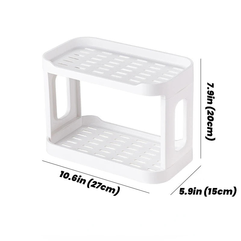 Rynx | Minimalist two-tier desk shelf