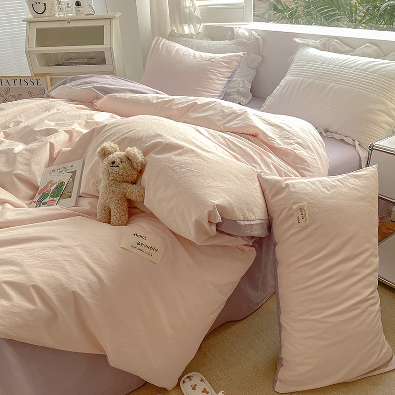 Rynx Two-Color Morandi Color Bedding Set