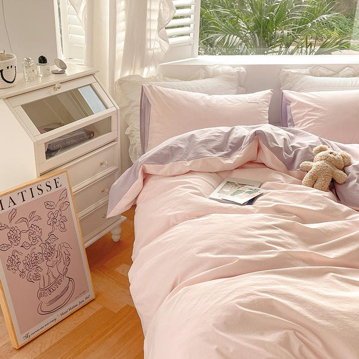Rynx Two-Color Morandi Color Bedding Set