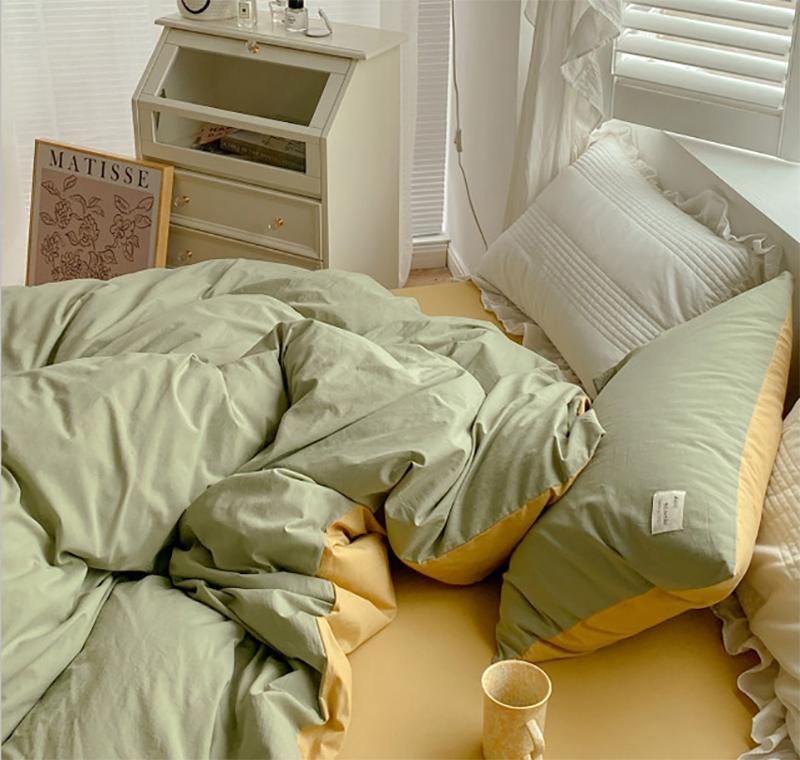 Rynx Two-Color Morandi Color Bedding Set