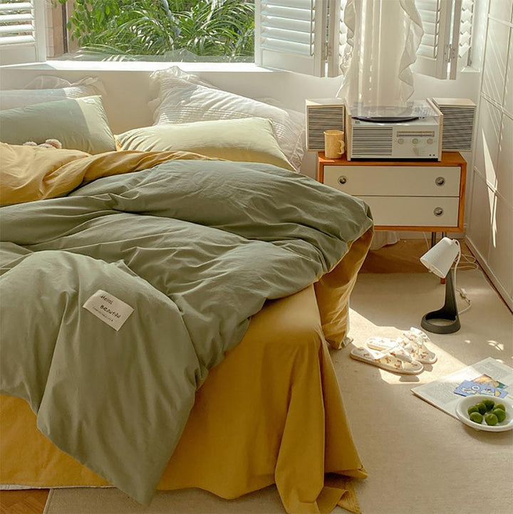 Rynx Two-Color Morandi Color Bedding Set