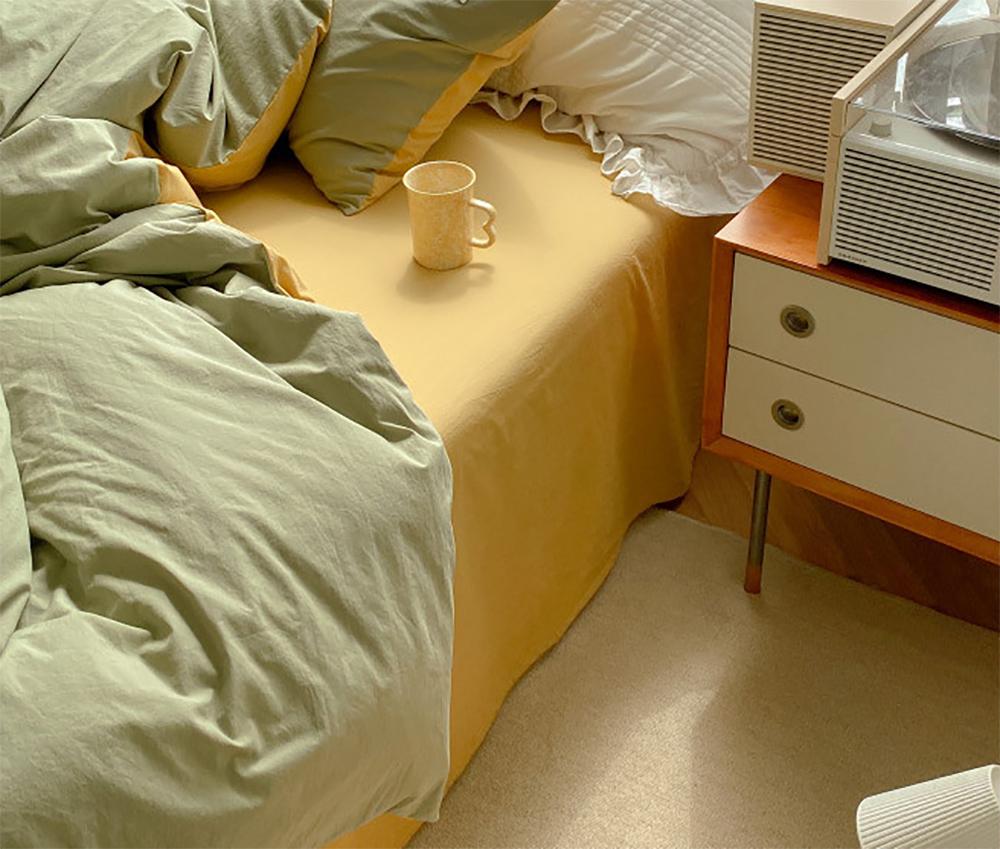 Rynx Two-Color Morandi Color Bedding Set