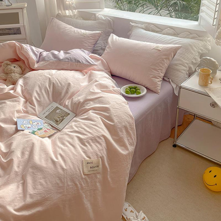 Rynx Two-Color Morandi Color Bedding Set