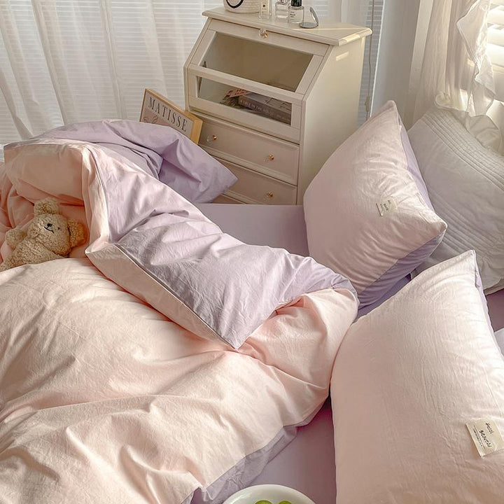 Rynx Two-Color Morandi Color Bedding Set