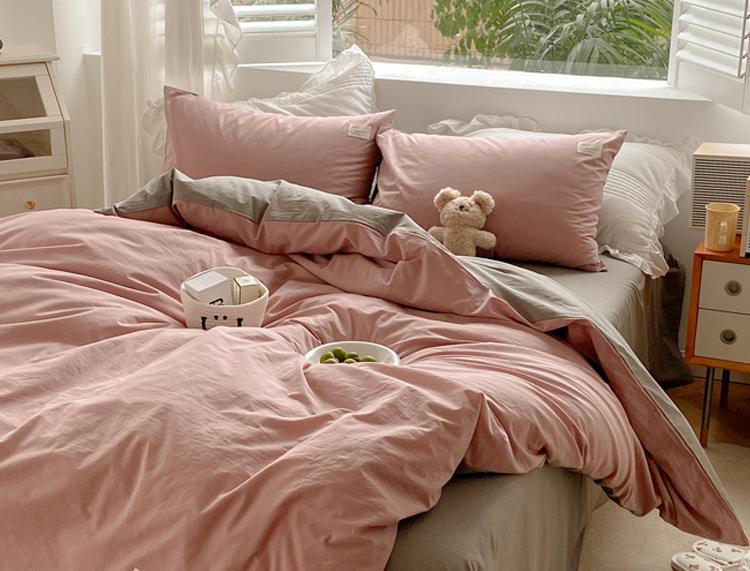 Rynx Two-Color Morandi Color Bedding Set