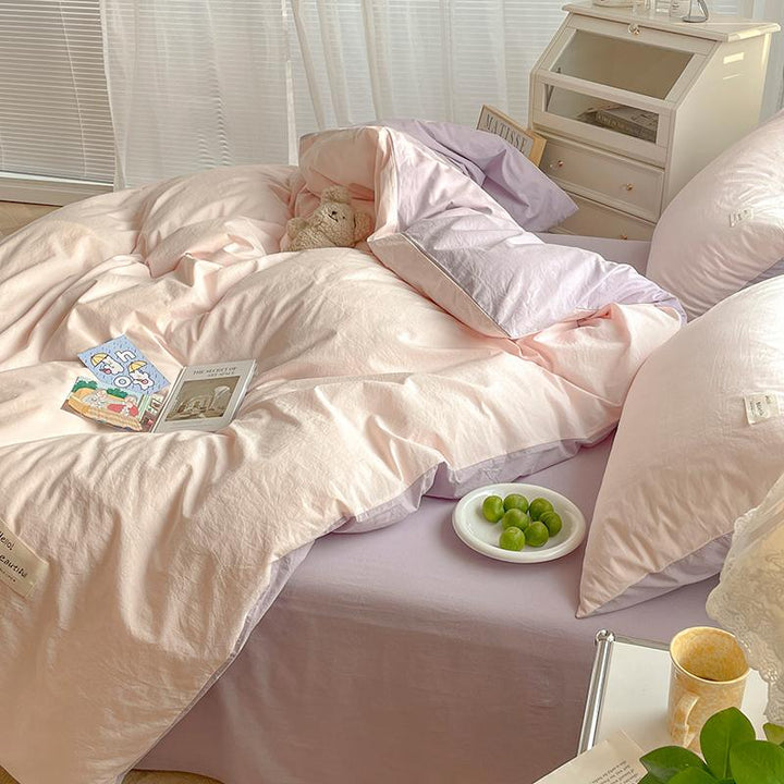 Rynx Two-Color Morandi Color Bedding Set