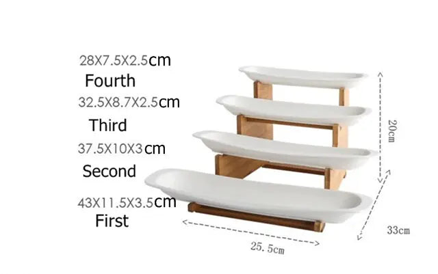 Lisslune | Multi-tiered ceramic plates