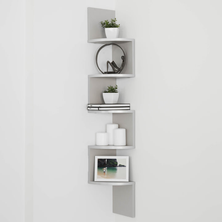 Lisslune | Corner wall - Wall shelf Maximize space stylishly