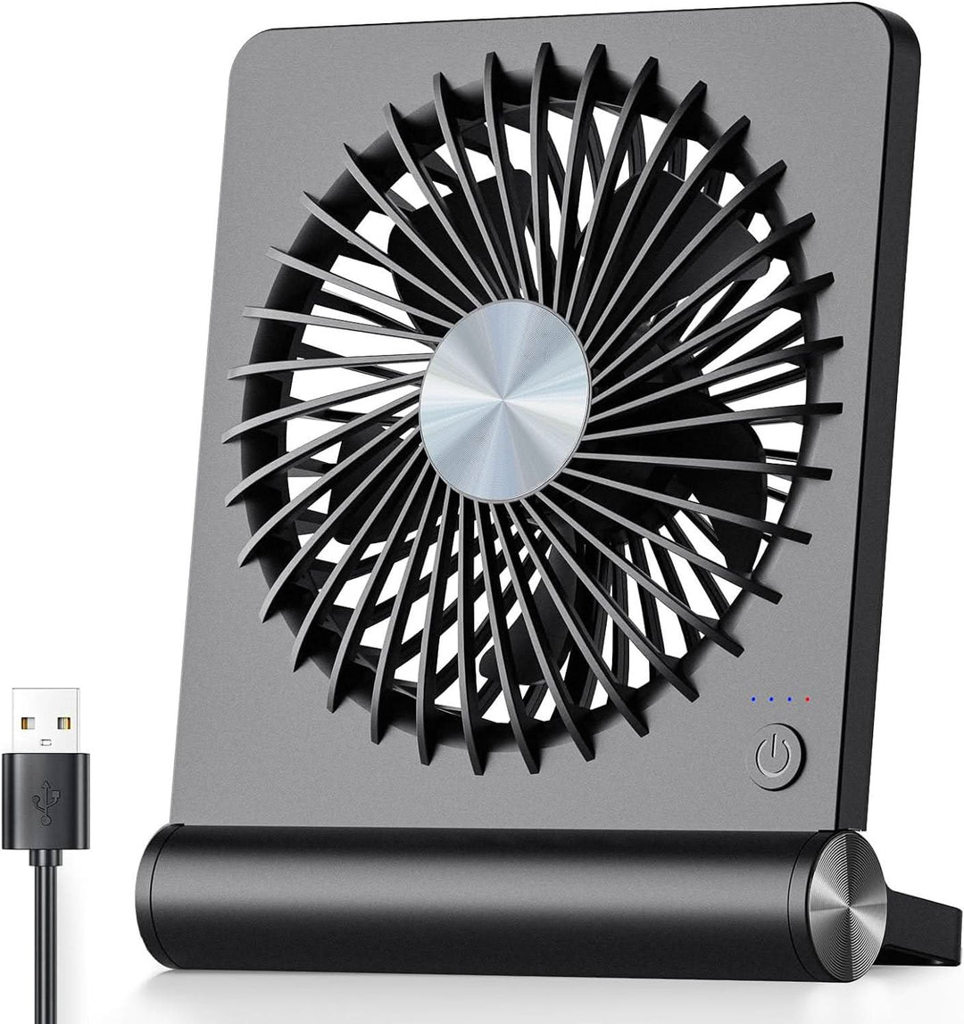 Lisslune | Quiet Compact Desk Fan for Home Office