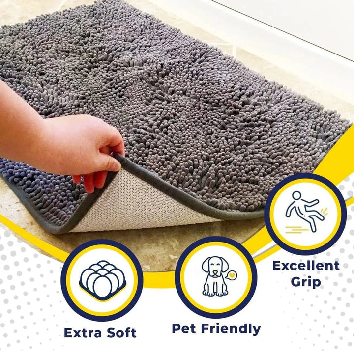 Lisslune | ULTRASOFT BATHMAT – Soft Microfiber Bathroom Mat with Anti-Skid Design