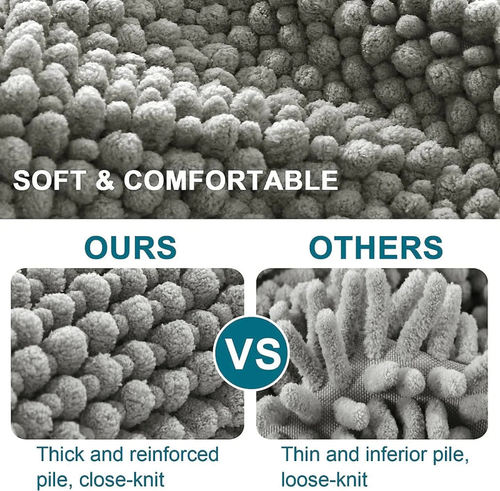 Lisslune | ULTRASOFT BATHMAT – Soft Microfiber Bathroom Mat with Anti-Skid Design