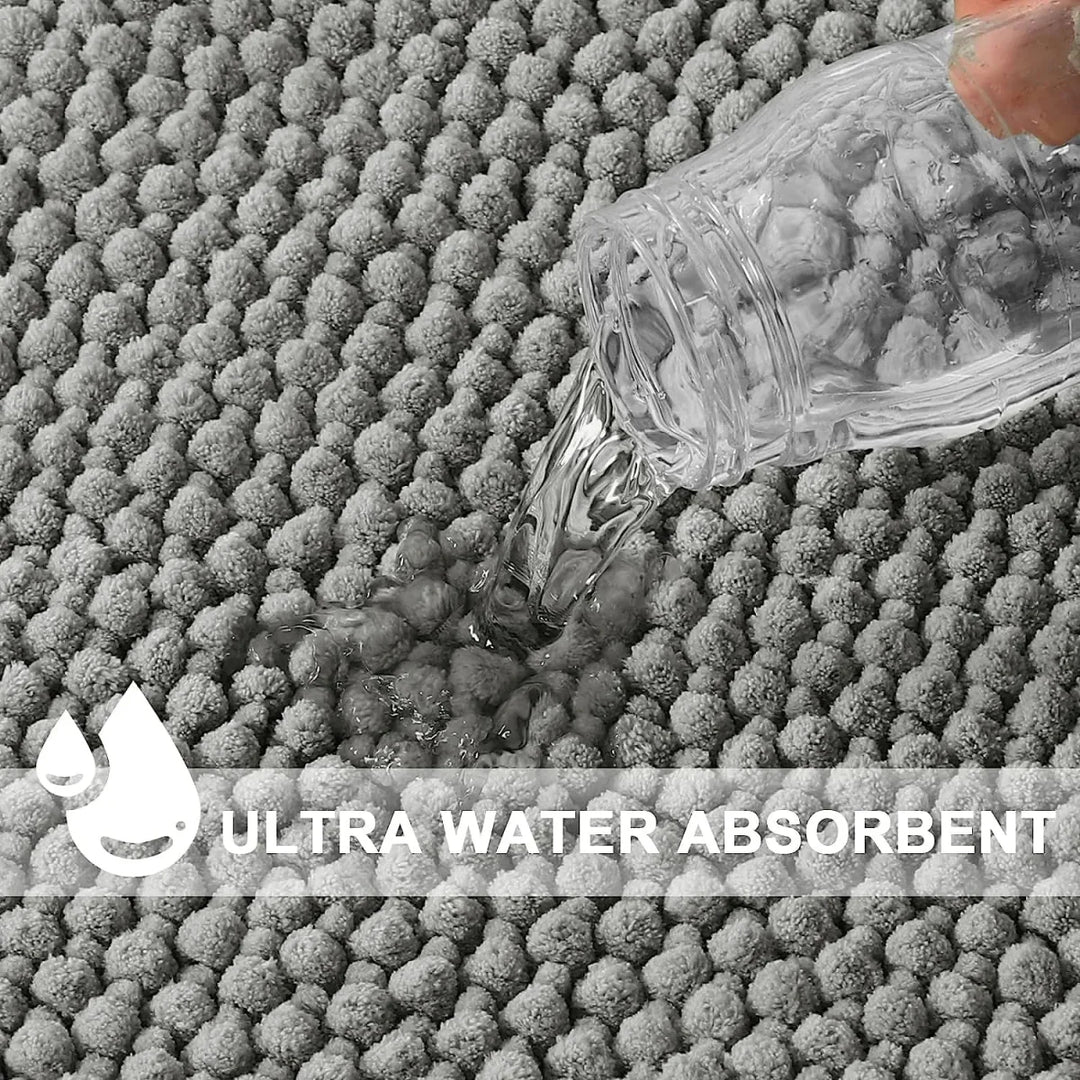 Lisslune | ULTRASOFT BATHMAT – Soft Microfiber Bathroom Mat with Anti-Skid Design
