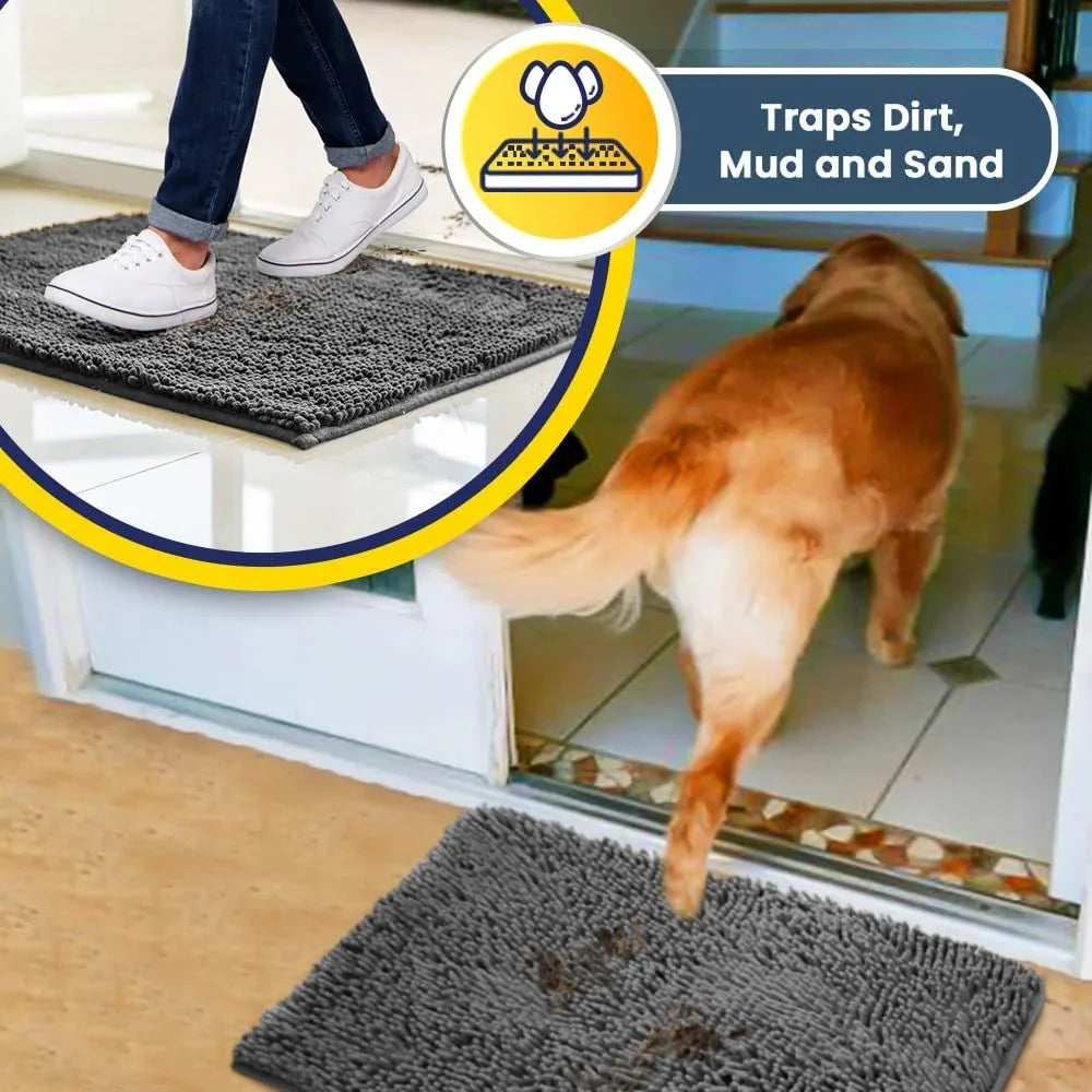 Lisslune | ULTRASOFT BATHMAT – Soft Microfiber Bathroom Mat with Anti-Skid Design